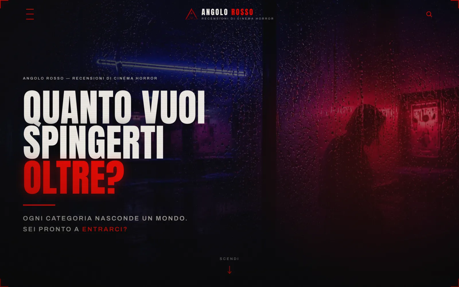 Angolo Rosso — live website